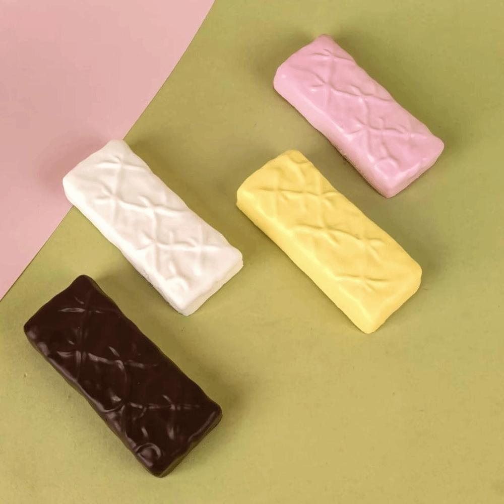 Release Hand Simulation Chocolate Squeeze Relax Gift Sensory Chocolate Squeeze Stretch Elastic Slow Rebound Squeeze For Adult