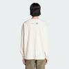 Adidas Terrex X And Wander Collaboration FW23 Pattern Printed Outdoor Sports Crew Neck Long Sleeve T-Shirt Unisex Tops White HZ0670