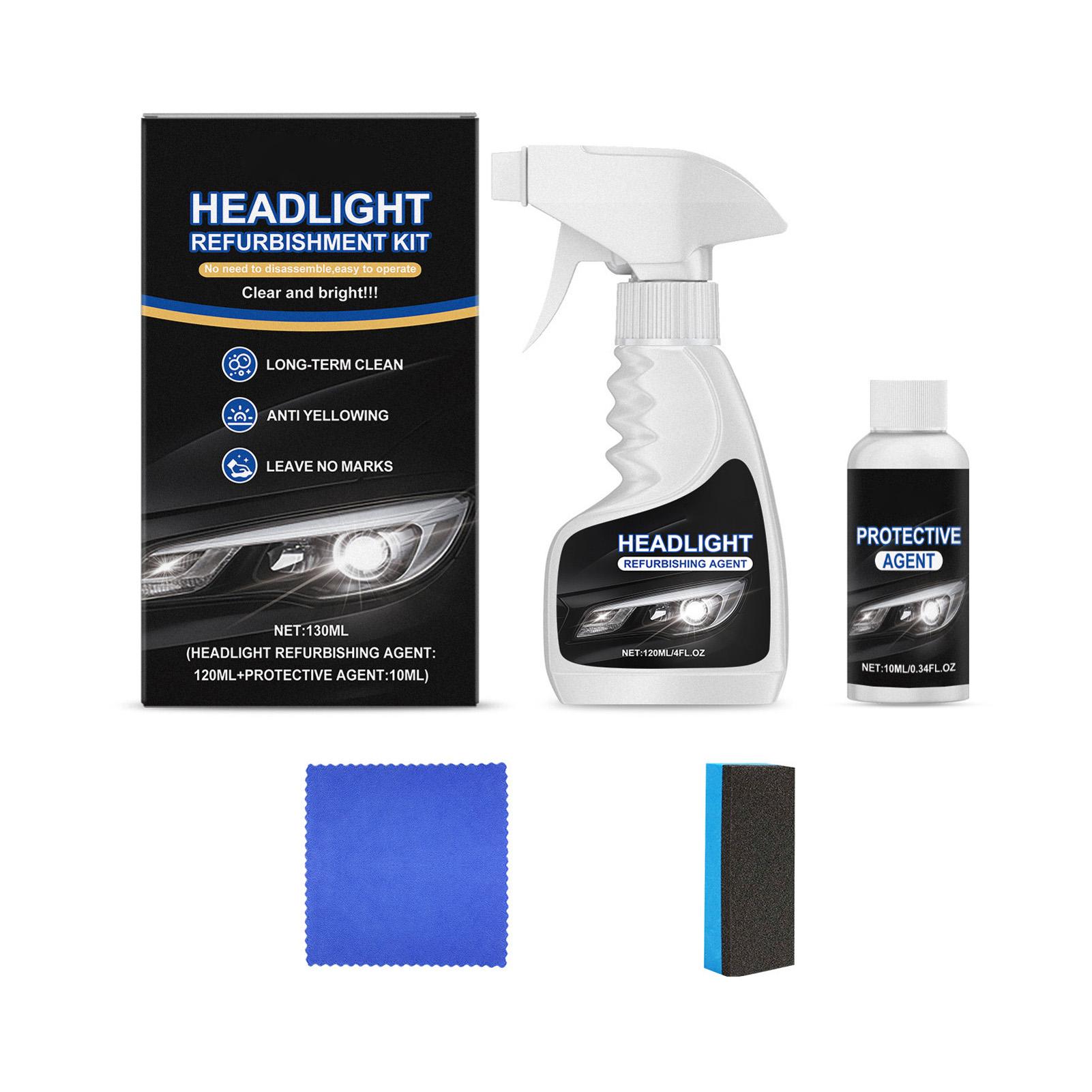 

120ml Headlight Lens Polish Repair Liquid Car Headlight Polishing Vapor for Auto Beauty Shop and Auto Repair Shop