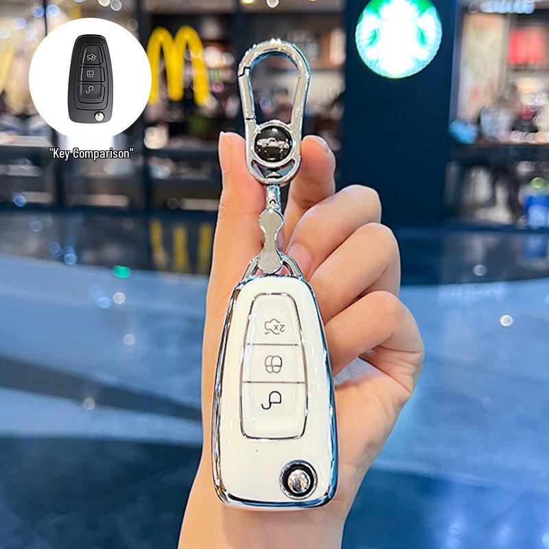 High-Grade Protective Key Shell for Ford Focus, Escort, and Kuga - Unisex