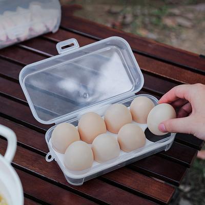 3/4/8 Grids Egg Holder Kitchen Container Shockproof Case Organizer for Outdoor Camping Picnic Portable Eggs Box Case