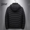 Adult Heated Clothing Blocks Hooded USB Power Heating Coat Winter Electric Supply 9 Padded Even