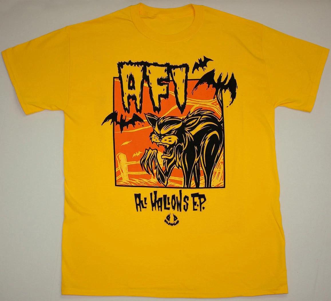 AFI Band Halloween All Hallows’ EP Cotton Yellow T Shirt S-5XL CM560 S