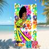 Beach Towel with The Jackson Pattern - soft,absorbent,machine washable Lightweight&Modern,swimming,Travel Essentials