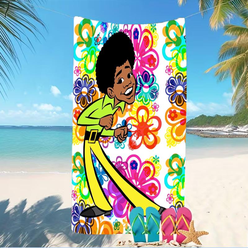Beach Towel with The Jackson Pattern - soft,absorbent,machine washable Lightweight&Modern,swimming,Travel Essentials
