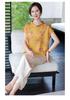 2026 New Chinese Style Summer Top for Middle-aged and Elderly Women - Stylish Small Shirt Set