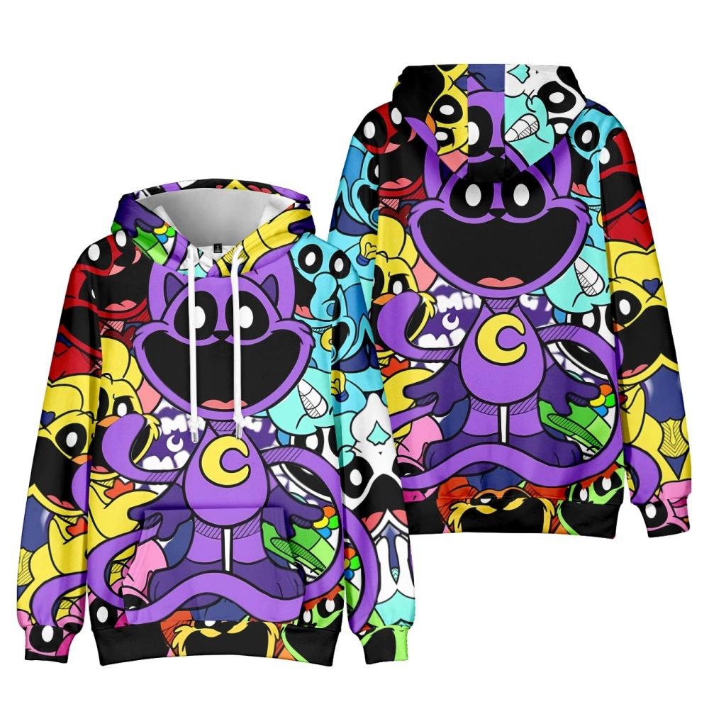 Smiling Critters Mens Casual Hoodie Sweatshirt Hoodie Pullover Unisex Oversized Sweatshirt S