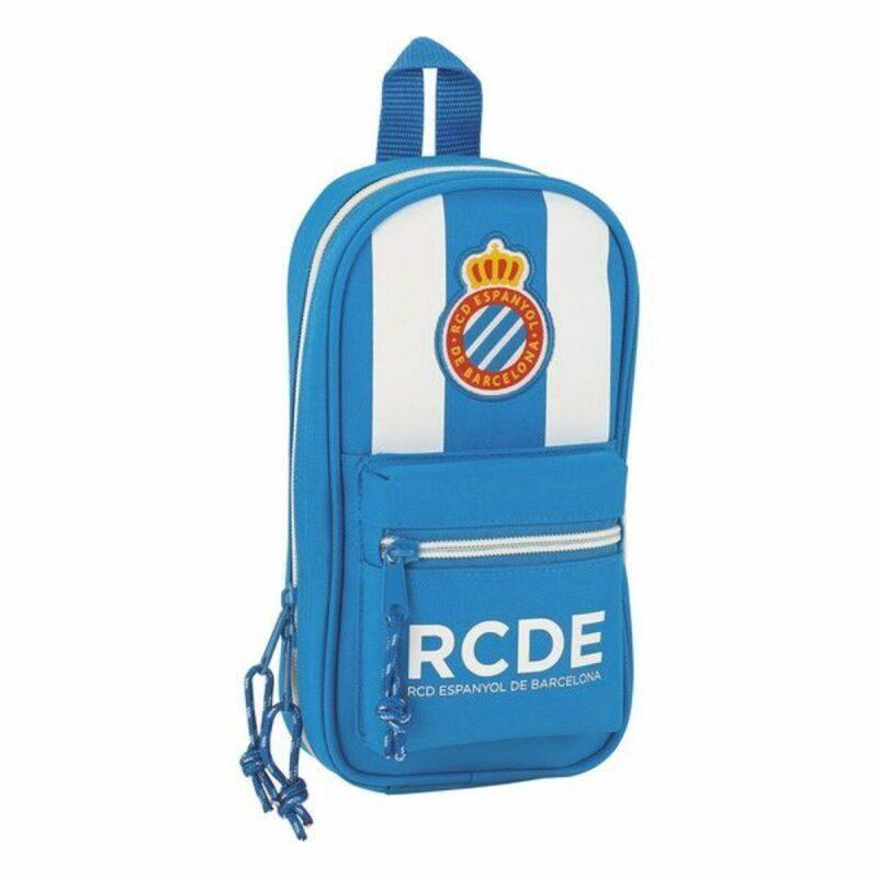 RCD Espanyol-Plumier Backpack RCD Espanyol Blue White 12 X 23 X 5 Cm