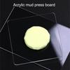 4Pieces Acrylic Sheet Clay Sculpting Board with Acrylic Clay Roller Clay Rolling Pin Clay Shaping Sculpting Tool