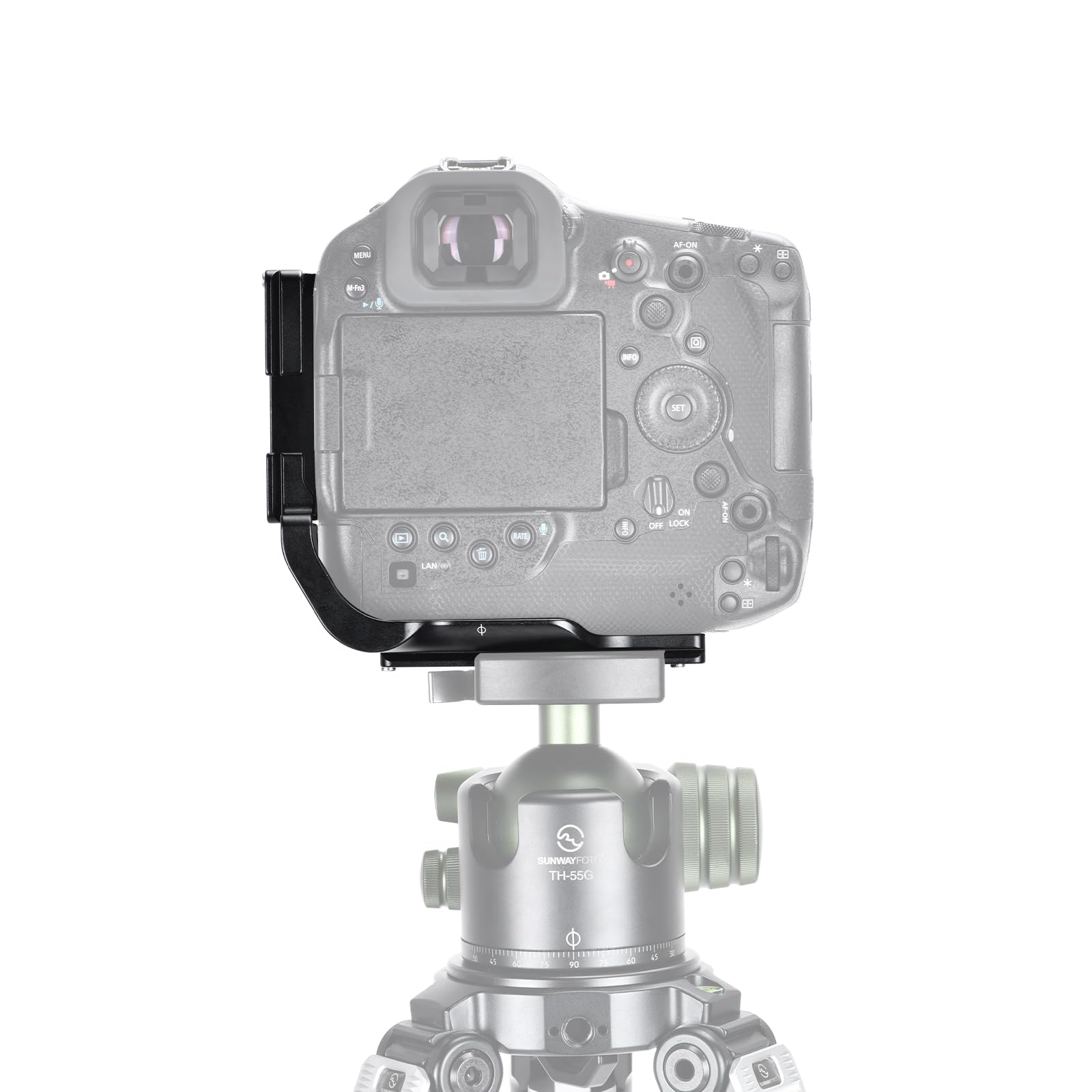 

SWFOTO Camera Quick Release Plate for Canon EOS Vertical Mount PCL-R1 Mount, Arca-Swiss L-Shaped R1,