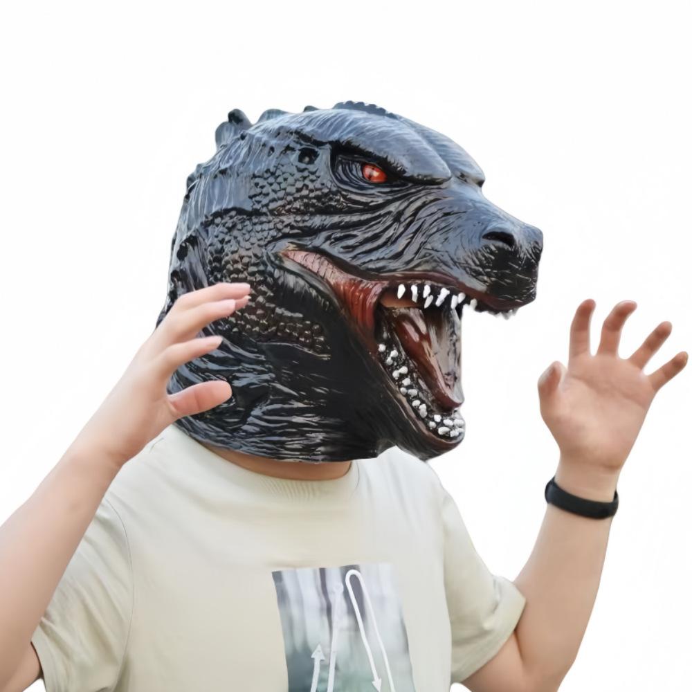 Godzilla Vs. King Kong Mask King Of Monsters Latex Hood Godzilla Dress Up Mask Funny Show Hood