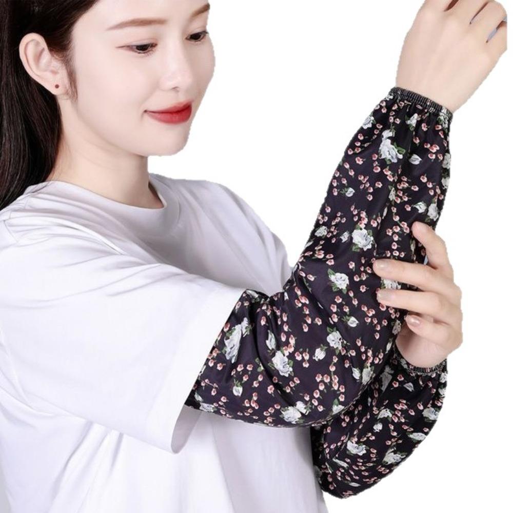 Anti-UV Ice Silk Gloves Loose Long Mittens New Sunscreen Sleeves  Summer