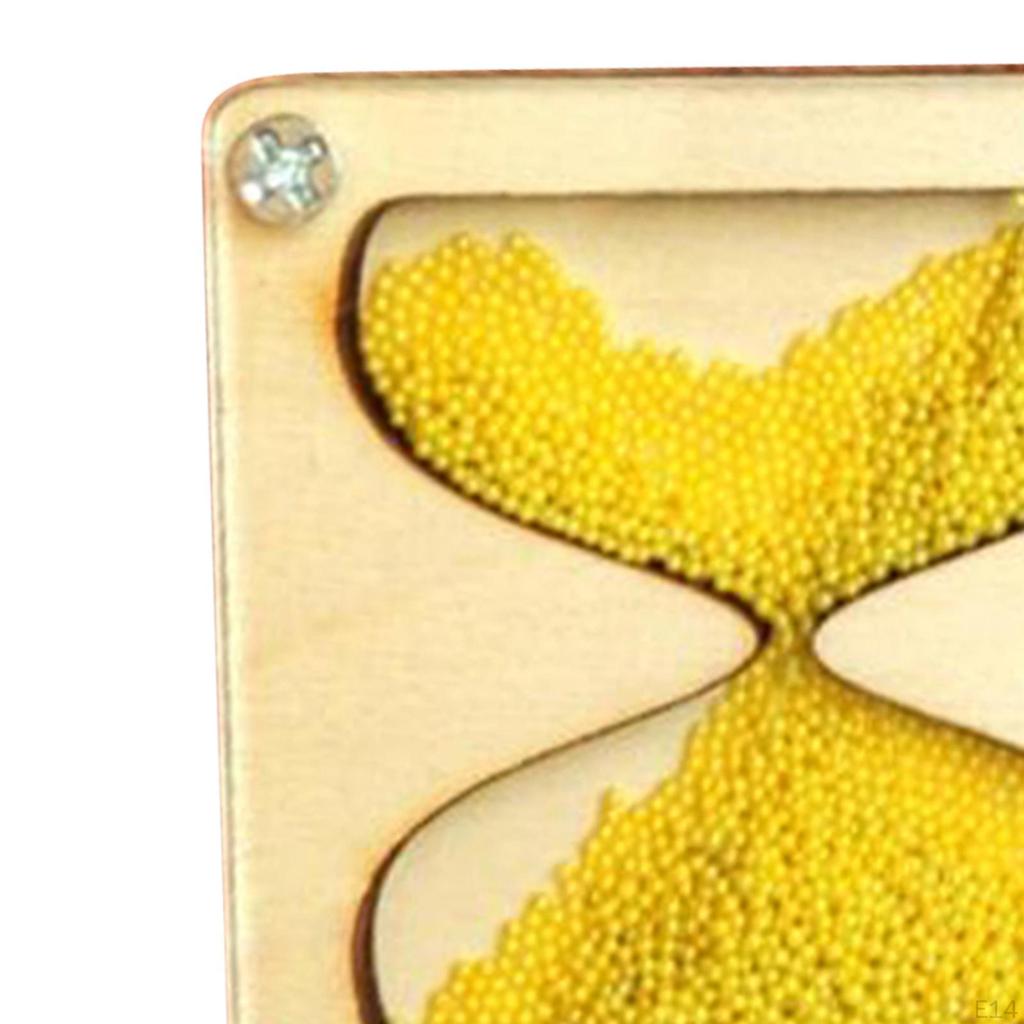 Busy Board Wooden Hourglass Motor Skill Early Education Montessori Teaching Accessories for Boy Girl