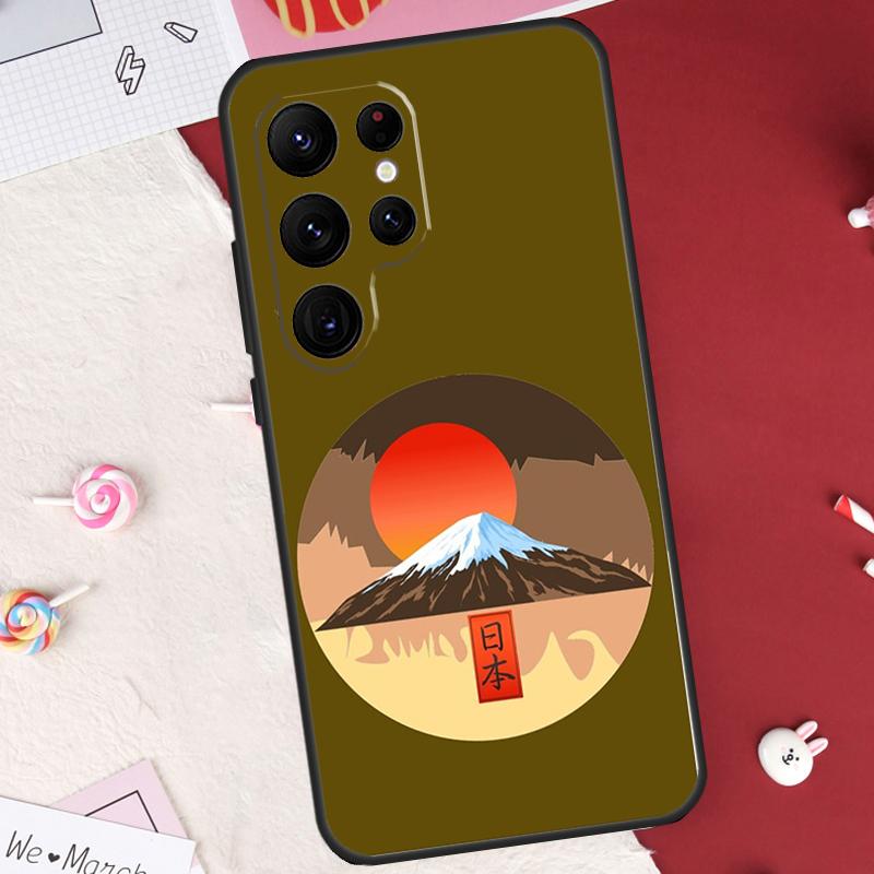 

Japanese art Mount Fuji Case For Samsung Galaxy S26 Ultra S20 S21 S22 S23 S24 S25 Ultra S10 Plus S25 FE Cover Shell Galaxy S20 FE