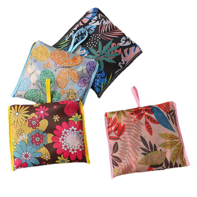 Cute Large Foldable Carton Shopping Bag - Eco-Friendly, Portable Grocery & Vegetable Tote with Large Capacity