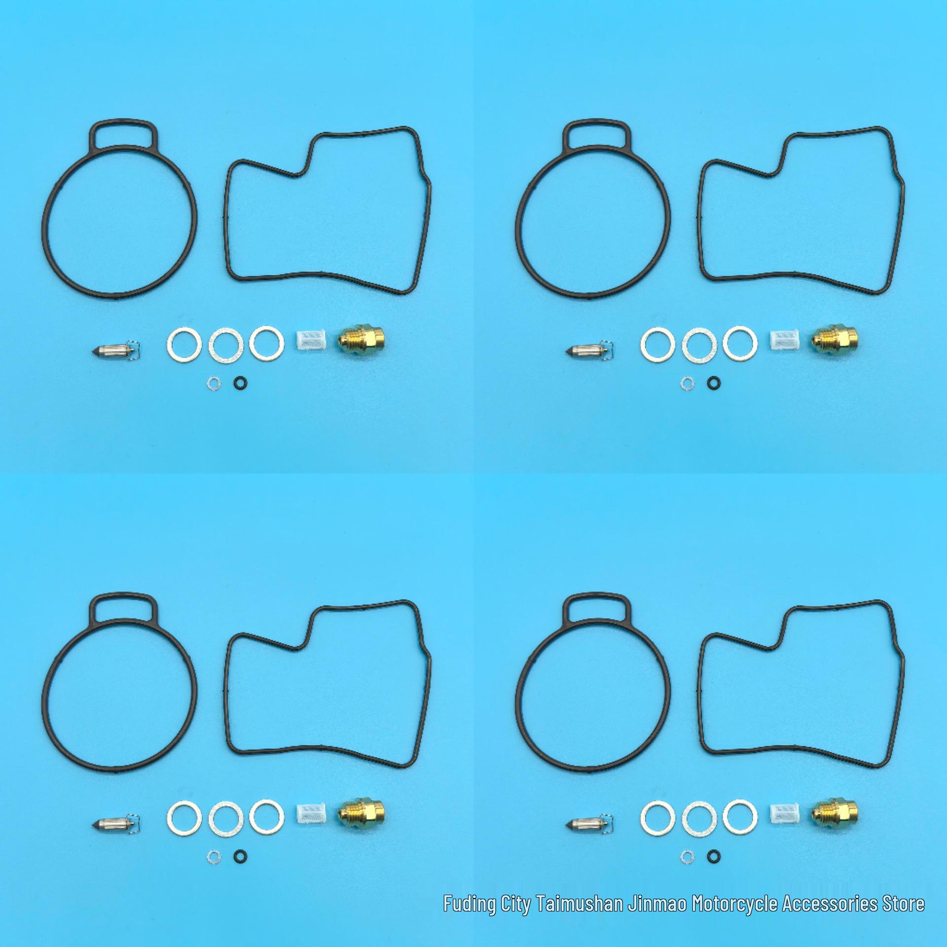 4-Piece Carburetor Repair Kit for 1988-1999 HONDA GL1500/GL1500SE Consult the owner
