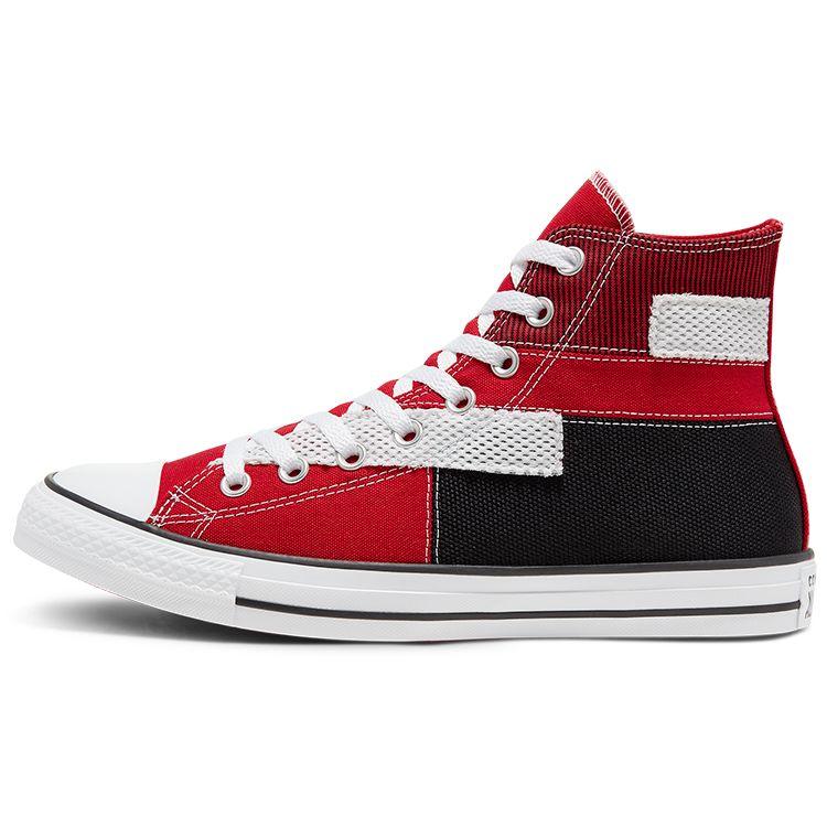 

Converse Chuck Taylor All Star High Patchwork - Университетские красные кроссовки унисекс Белый Черный 168591C