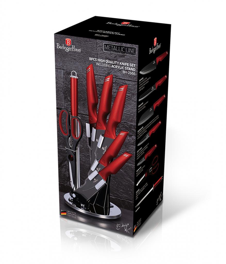 BERLINGER HAUS BH-2686 KNIFE SET IN STAND