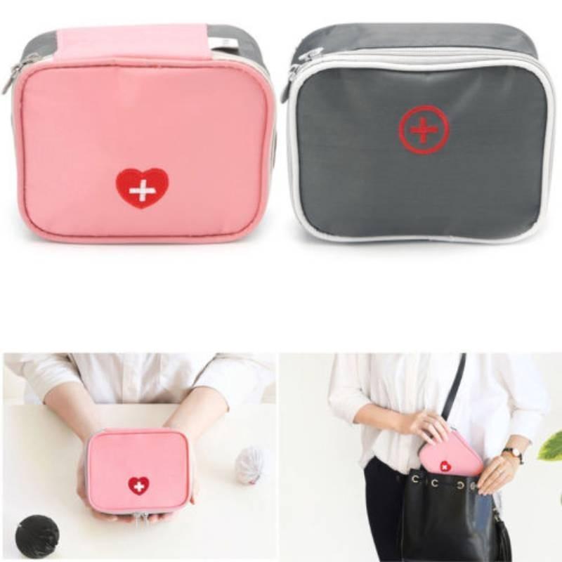 Durable Portable First Aid Kit Bag For Travel With Modern Simple Style And Polyester Material