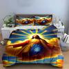 Religious Bedding Set with Jesus Design Bedding Set (1 Duvet Cover, 2 Pillowcases, Duvet Not Included)