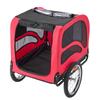 Dog Bike Trailer, Supports up to 45 kg, Pet Cart Bicycle Carrier for Small & Large Dogs, Easy Folding Frame with Quick Release Wheel, Universal