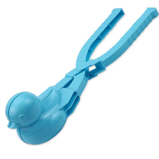 Schneeballklemme Lieblich Verformungsfest Interessant Gratfrei Arbeitssparend Befriedigt Neugier Mehrfarbig Entenform Winter Kleine Schneeklammer für Draußen