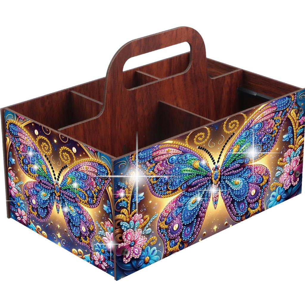 DIY Diamond Painting Storage Box Diamond Painting Kit Diamond Art Painting Storage Box Kit Desktop Art Decoration Gift