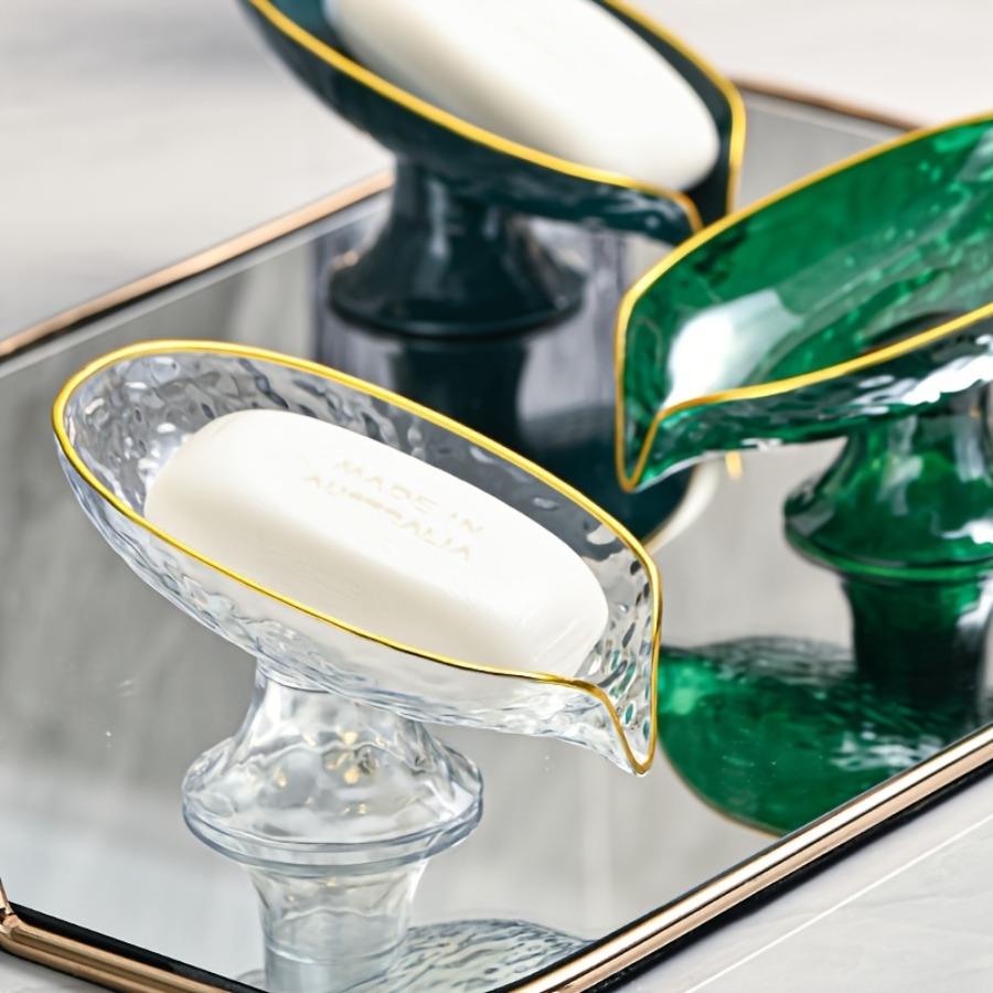 Oval Soap Dish with Drainage Hole, a Soap Box Bathroom Accessory for Soap Containers, Countertop Storage, And Organization In The Bathroom