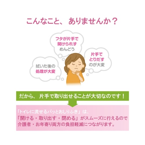 Bulk Purchase: Habinurse Flushable Baby Wipes x 4 Packs for Care, Adults, and Seniors (72 Sheets x 4)