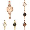 Ladies Quartz Watch With Waterproof Alloy Band And Decorative Dial For Casual Wear