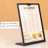 Acrylic A4 Menu Display Stand L Shaped Vertical Holder Name Card Display Desk Clear Sign Stand for Restaurant Promotion Event
