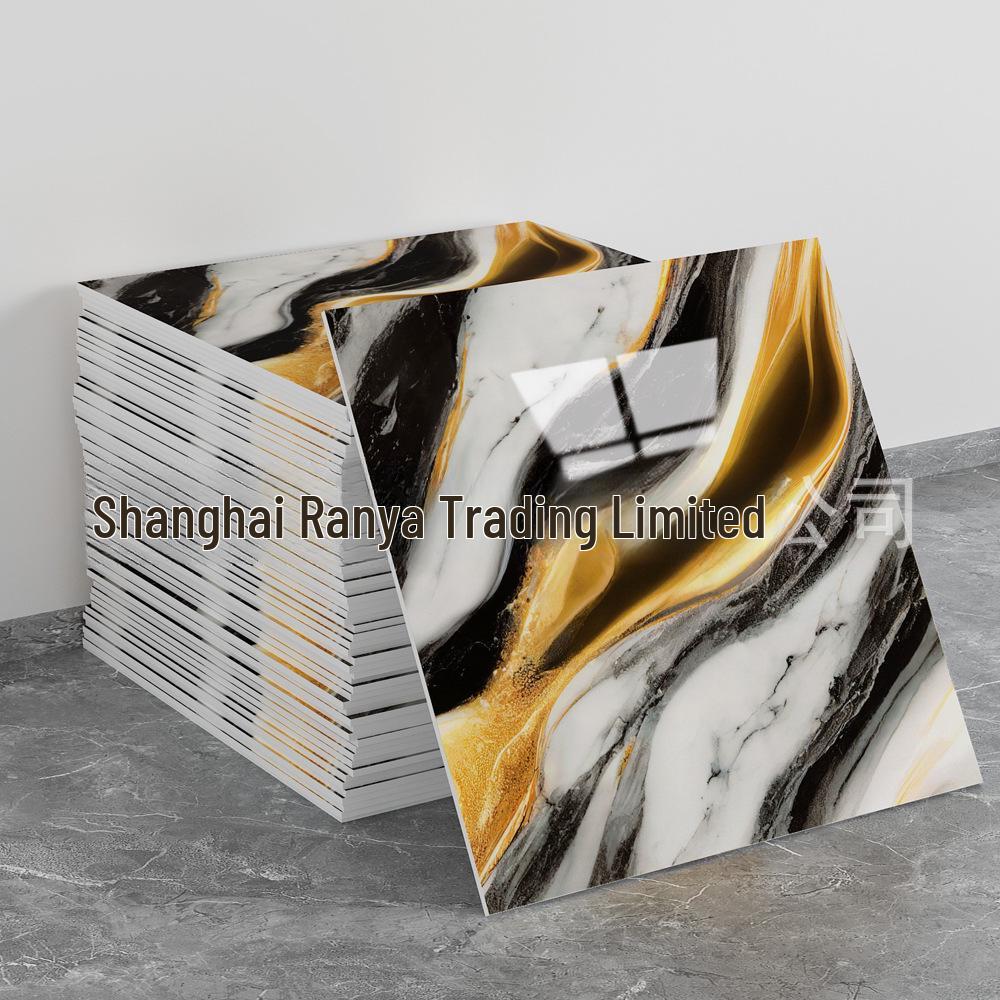 Fliesenimitat 3D Wandaufkleber: Selbstklebende Aluminium-Kunststoff-Paneele für Badezimmer- und Küchenrenovierung.