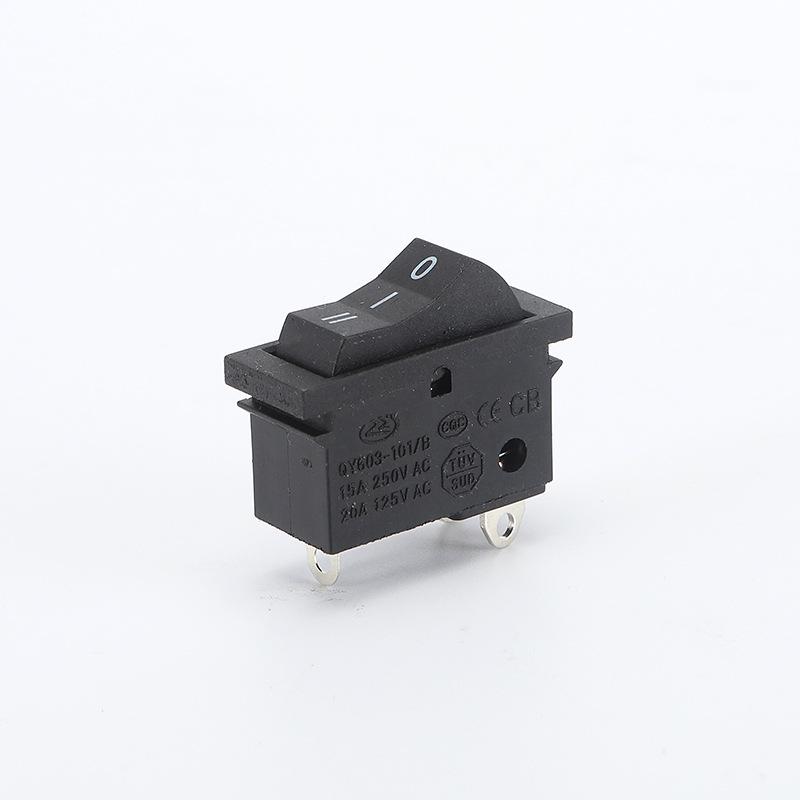 3-Gear 3-Pin Toggle Switch Button for High-Power Hair Dryer Hot/Cold Air Control