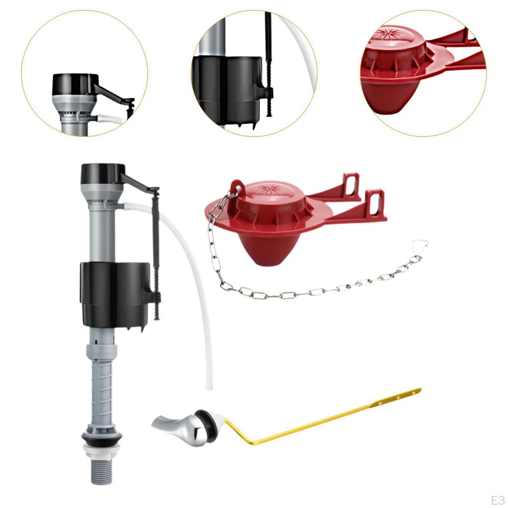 Einfach zu installierendes Toilettenspülkasten-Montageset zum Ersetzen von seitlichen Zulaufspülkästen