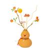 A'ying New Year Gourd Aroma Diffuser with Flower Sticks for Home and Office