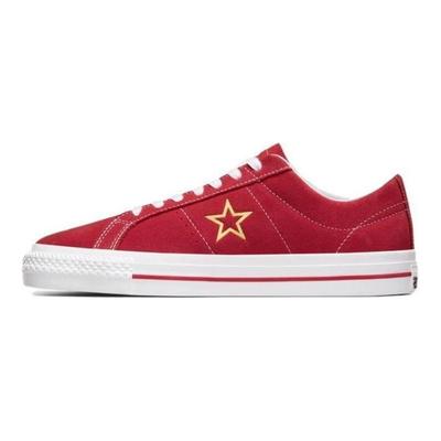 One Star Pro Suede Low Varsity Red Unisex Sneakers White Gold A06646C