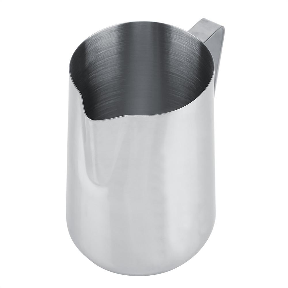 1000 Ml/34oz Milk Frothing Cup Ergonomic Handle Stainless Steel Milk Jug Coffee Accessories