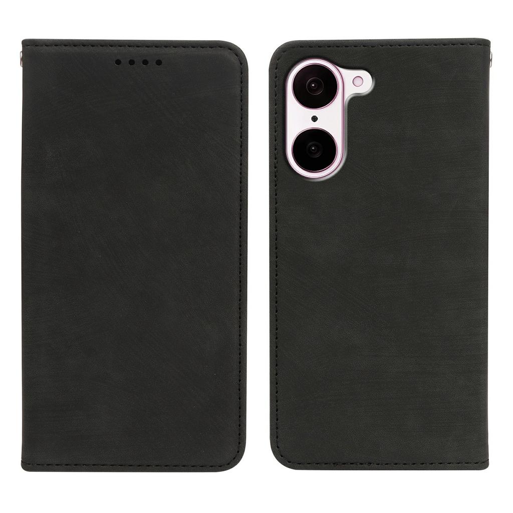 For OnePlus Ace 5 Racing 5G/Nord CE 5G Case Strong Magnetic Leather Wallet Phone Cover with Striped Texture