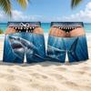 Costume da Bagno Divertente e Birichino per Uomo Festa in Spiaggia Unico Coulisse Pantaloncini da Spiaggia Moda Stampa 3D Novità Tigre Leone Aquila