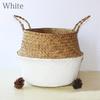 Straw Woven Flower Pot Basket - New Grass Planter for Indoor Outdoor & Multi-Use Dirty Basket