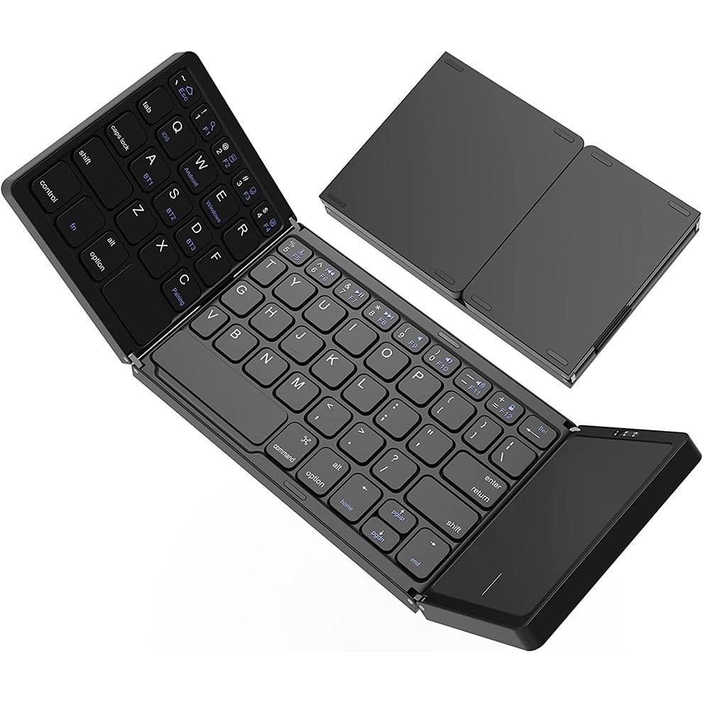 Tastiera Bluetooth Ultrasottile - Compatibile Con MatePad 11, Windows, Android, IPad 2021 - Batteria Ricaricabile - Colore Nero