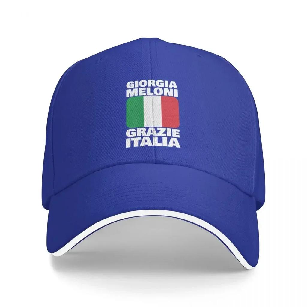 Giorgia Meloni Grazie Italia Italian Prime Minister Fratelly dItalia Cap Baseball Cap Caps Beach Cap Women Unisex's