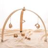 Wooden Fitness Rack Children Room Decorations Baby Play Gym Activity Pendants Wooden Hanger Mobile Crib Newborn Gift