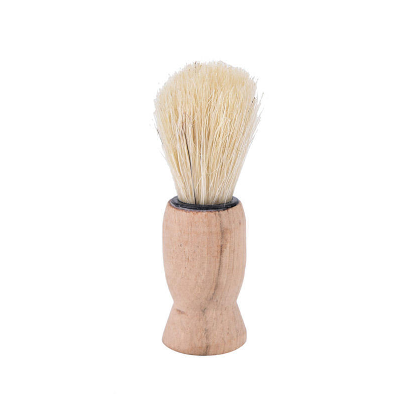 1X Pro Wood Handle Badger Hair Beard Shaving Brush For Men Mustache Barber Tool