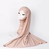 Headscarf Rhinestones Decors High Density Fabric Comfortable Head Scarf Wrap for Outdoor Wear and Fashion