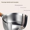 KOBACH 316L Stainless Steel Yukihira Saucepan with Steamer