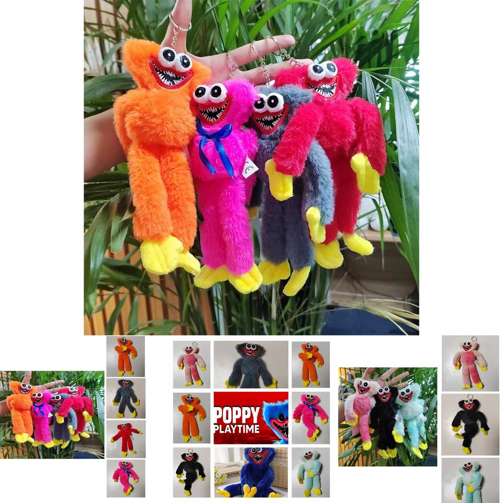 Poppy Playtime Huggy Wuggy Plush Toy Keychain Soft And Versatile Decoration For Your Bag Car And Home