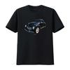 Vintage Retro Classic Antique Car Print Casual T Shirt Vintage Washed Soft Stretched Breathable Stylish Top For Everyday Wear