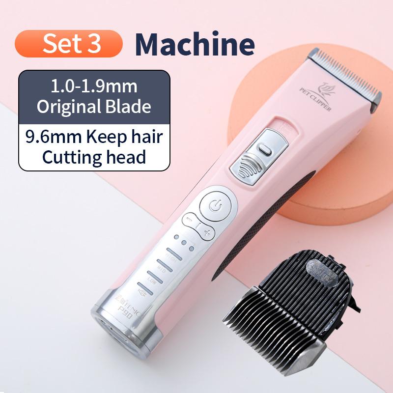Fenice Clipper Dogs Professional LCD Screen Pet Cat Clippers Electrical Grooming Trimmer Rechargeable Haircut Machine Animals