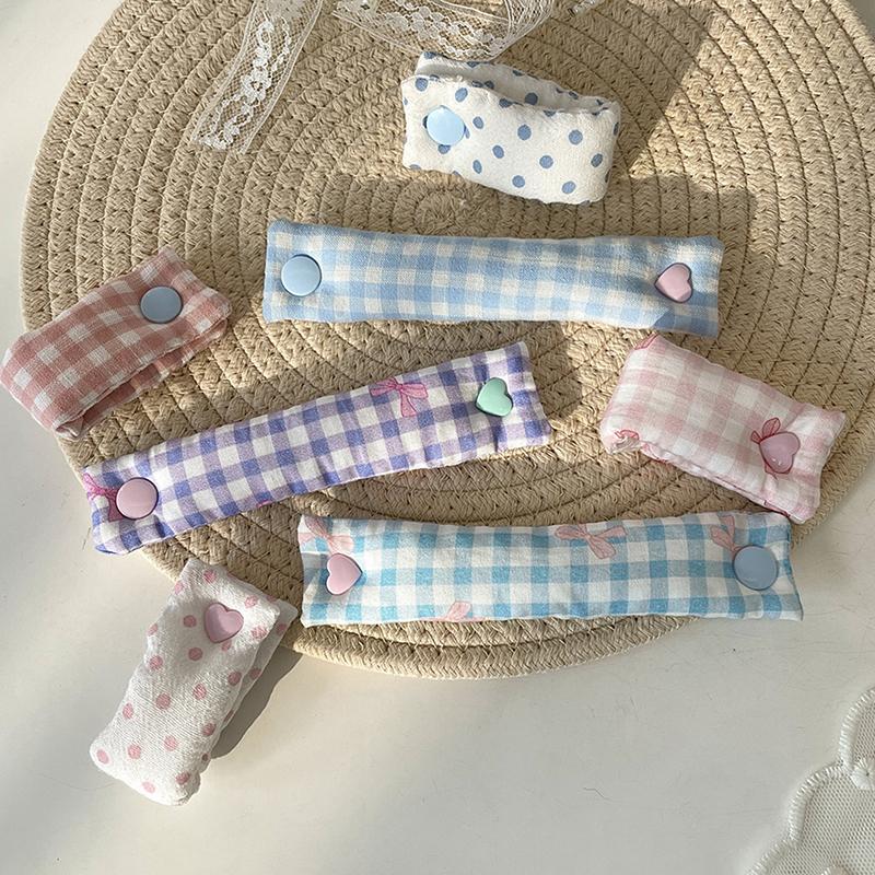 Data Cable Storage Buckle Charging Cable Winder Headphone Cable Storage Fabric Cute Fixed Organization